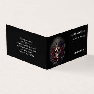 Tattoo artist salon  Appointment Business Card