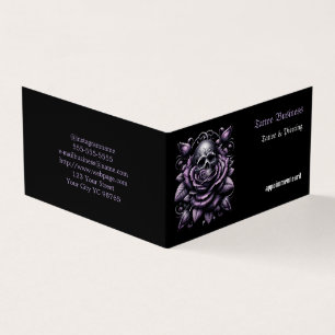 Tattoo artist salon  Appointment Business Card
