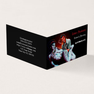 Tattoo artist salon  Appointment Business Card