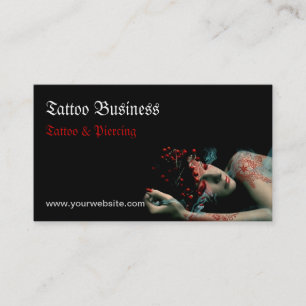 Tattoo artist salon  Business Card