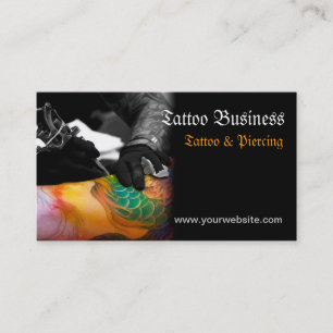 Tattoo artist salon Business Card