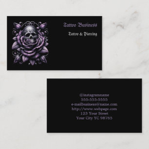 Tattoo artist salon  Business Card