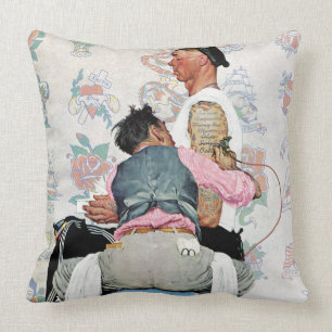 Tattoo Artist Throw Pillow