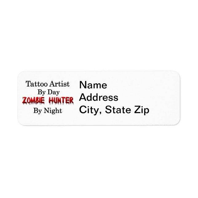 Tattoo Artist/Zombie Hunter (Front)