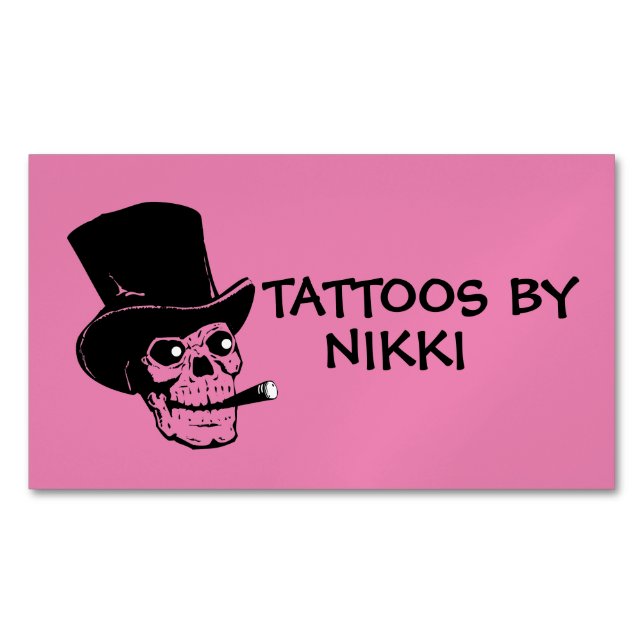 TATTOO ARTISTE CARTE DE VISITE MAGNET (devant)