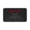 Tattoo artists black photo red script calligraphy