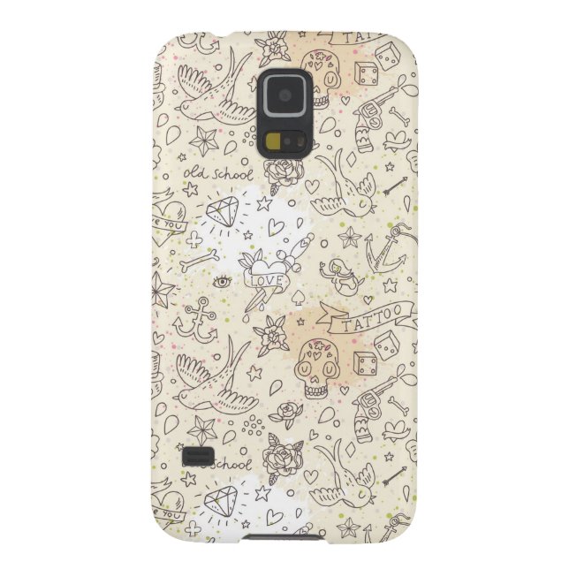 Tattoo concept pattern Case-Mate samsung galaxy case (Back)