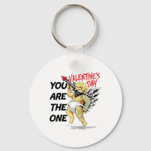 Tattoo Cupid Love, Girlfriend, Wedding Anniversary Keychain