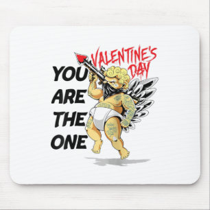 Tattoo Cupid Love, Girlfriend, Wedding Anniversary Mouse Pad
