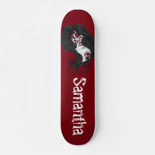 Tattoo Day of the Dead Sugar Old School Skateboard