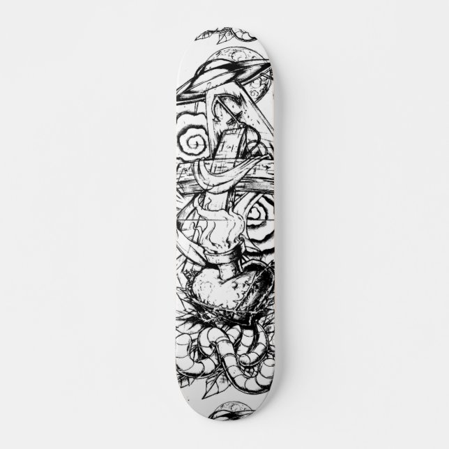 Tattoo Deck Skateboard (Front)