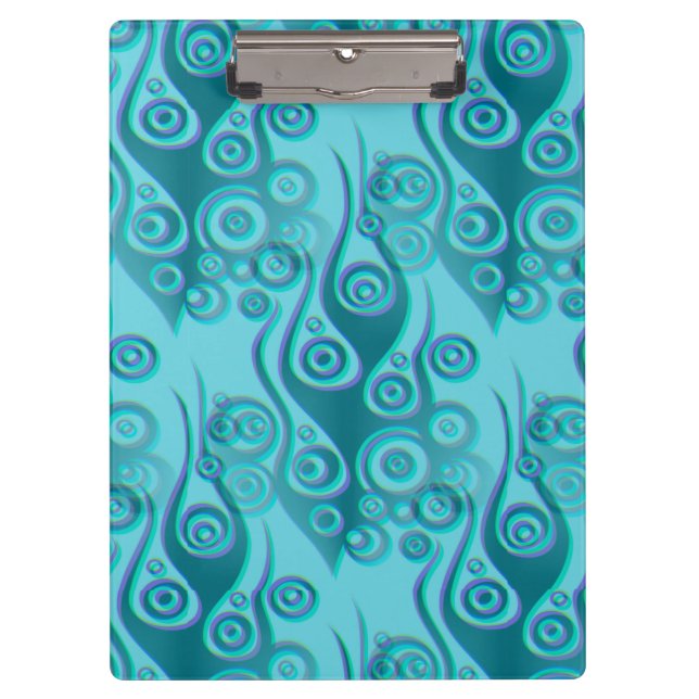 Tattoo flames & circles pattern + your backgr. clipboard (Front)