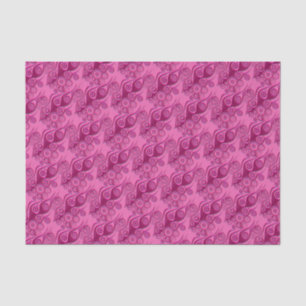 Tattoo flames & circles pattern + your backgr. tissue paper
