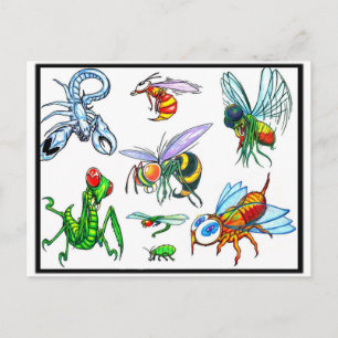 Tattoo Flash Postcard