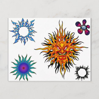 Tattoo Flash Postcard