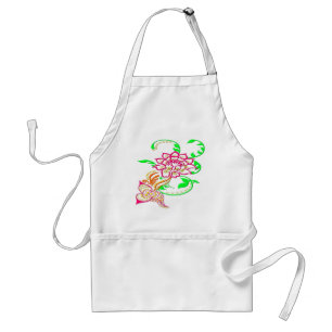 Tattoo Flower Standard Apron