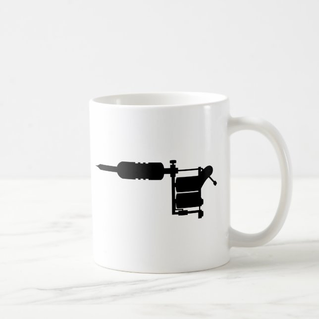 tattoo gun coffee mug (Right)