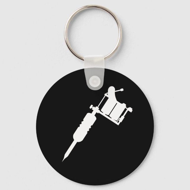 tattoo gun keychain (Front)