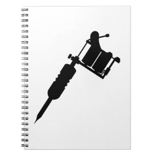 tattoo gun notebook