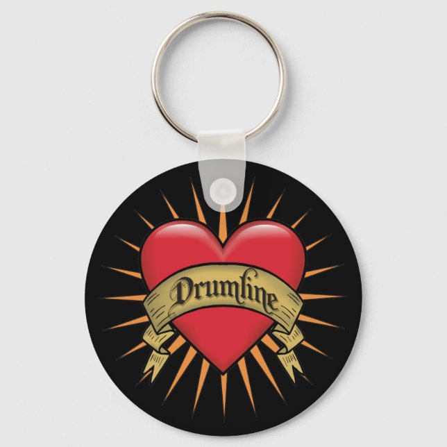 Tattoo Hear Drumline Keychain (Front)