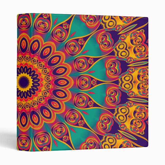 Tattoo Kaleidoscope Fractal Binder (Front/Spine)