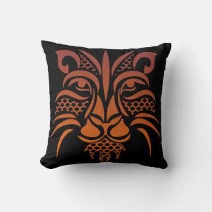 Tattoo Lion Face Pillow