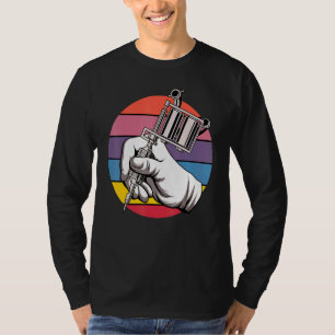 Tattoo Machine Retro Artist Tattooist Tattooed Pig T-Shirt