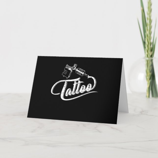 Tattoo Maschine Card (Front)