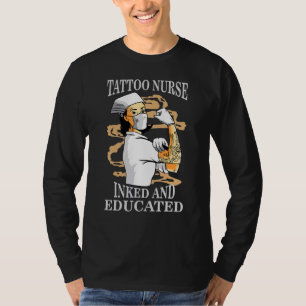 Tattoo Nurse Intensive Care Unit Icu Anesthesia Rn T-Shirt