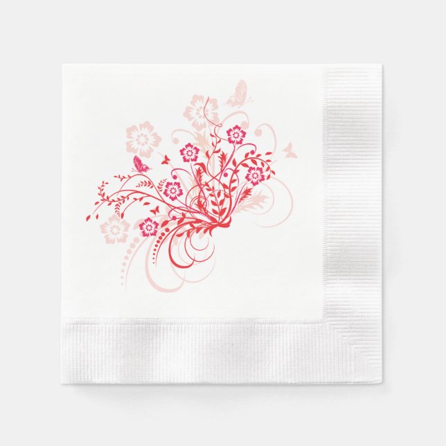 Tattoo of Flowers - Napkin (Front)