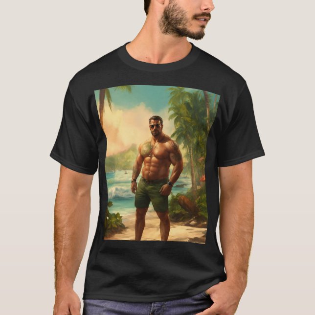 Tattoo Paradise: Sailor Jerry Beach Blast T-Shirt (Front)