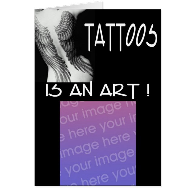 Tattoo photo card (Front)