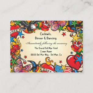 Tattoo Reception Enclosure Card Insert