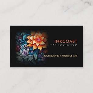 Tattoo Shop Slogans Business Cards