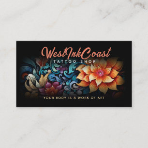 Tattoo Shop Slogans Business Cards