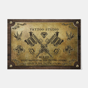 Tattoo Studio Doormat, Tattoo Lovers Doormat