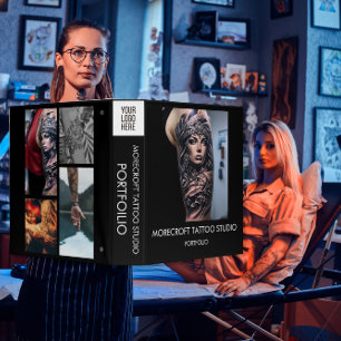 Tattoo Studio Portfolio Binder – Custom Design