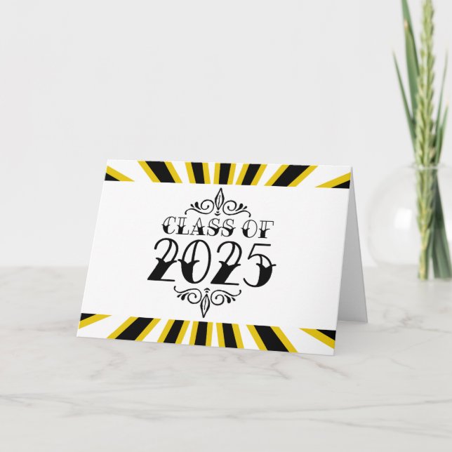 Tattoo Style Class of 2025 Card (Front)