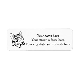 Tattoo tabby kitty cat