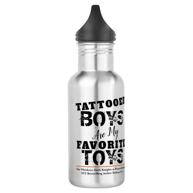 Tattooed Boys Sports Drinking Bottle (Left)