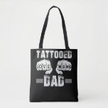 Tattooed Dad Love Mama Tote Bag<br><div class="desc">Tattooed Dad Love Mama. Tattoo Fathers Day.</div>