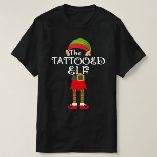 tattooed elf family matching christmas T-Shirt
