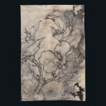 Tattooed Floral I Kitchen Towel<br><div class="desc">Floral</div>