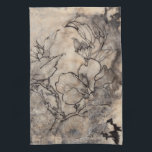 Tattooed Floral I Kitchen Towel<br><div class="desc">Floral</div>