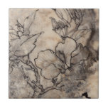 Tattooed Floral I Tile<br><div class="desc">Floral</div>