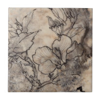 Tattooed Floral I
