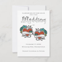 Tattooed Hearts, Tattoo Graphic Wedding