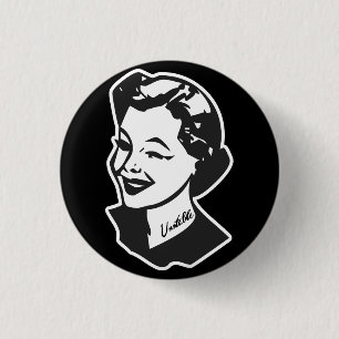Tattooed Housewife - Unstable 1 Inch Round Button