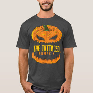Tattooed Pumpkin Matching Family Group Halloween P T-Shirt