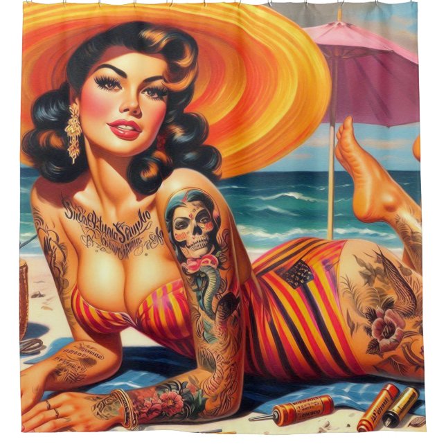 Tattooed Summer Pin-up (Front)